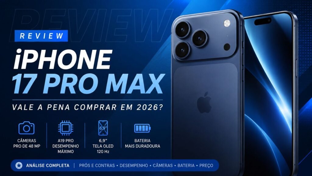 Review iPhone 17 Pro Max: vale a pena comprar em 2026?