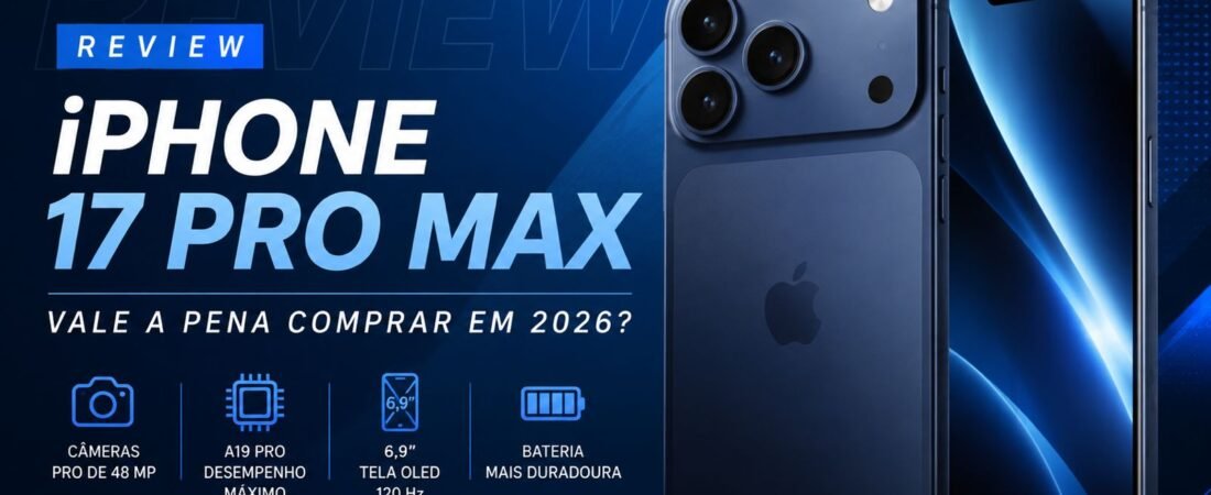 Review iPhone 17 Pro Max: vale a pena comprar em 2026?