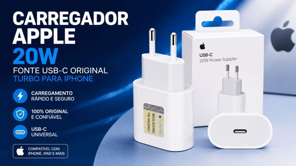 Review Carregador Apple USB-C 20W Original: Vale a Pena Comprar?