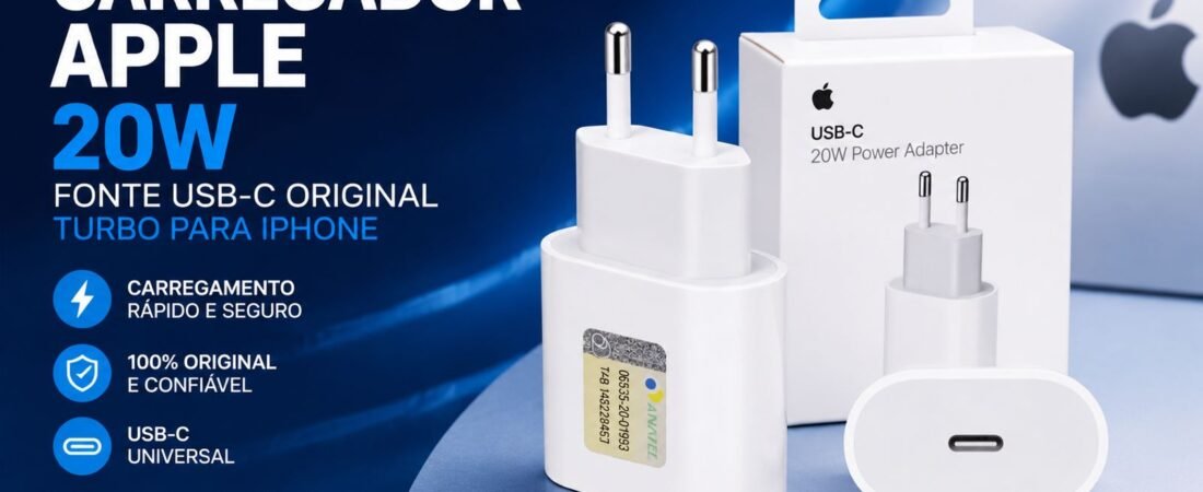 Review Carregador Apple USB-C 20W Original: Vale a Pena Comprar?