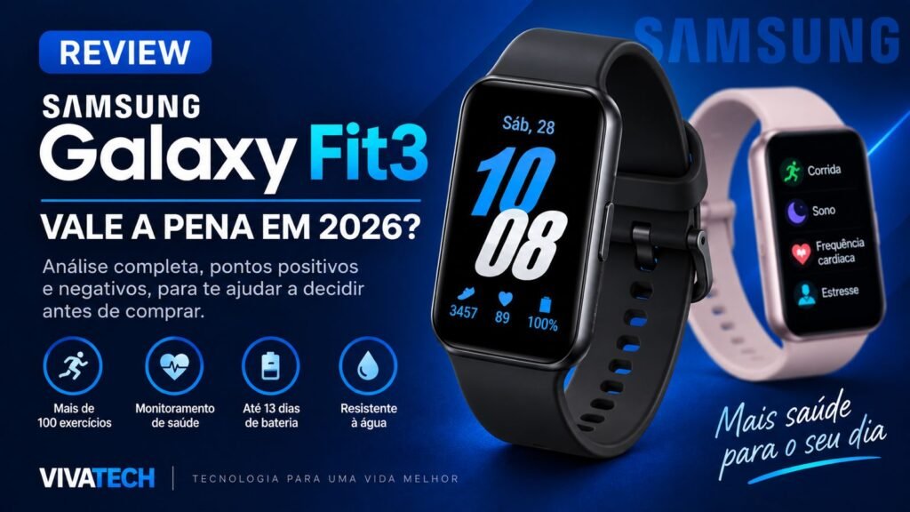 Samsung Galaxy Fit3 vale a pena em 2026? Análise completa