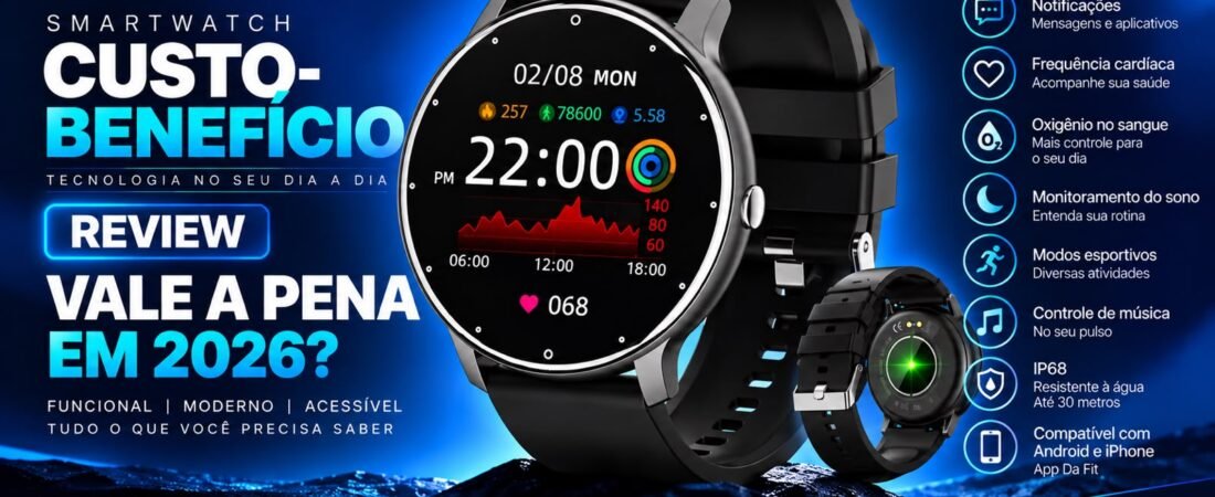 Smartwatch FoxBox ZL02CPRO vale a pena em 2026? Review completo